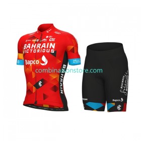 Femme Combinaison Cycliste + Cuissard 2022 Team Bahrain Victorious N001